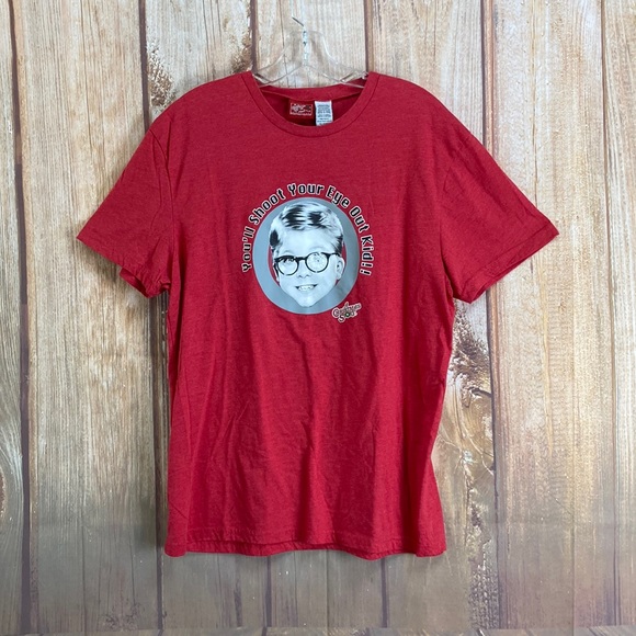 ➡️Authentic A Christmas Story Ralphie Tee Men’s Size XLarge - Picture 2 of 7